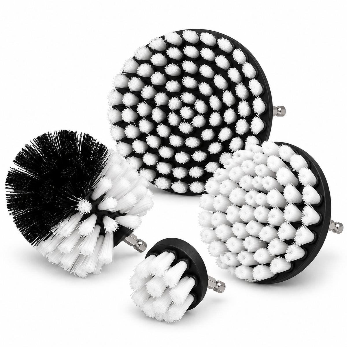 Vonixx Soft-Bristle Rotary Four-Piece Brush Set